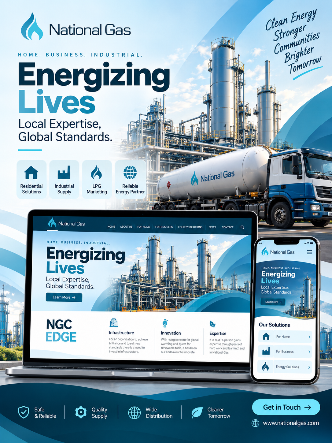 NGC Energy India and Oman corporate industrial platform